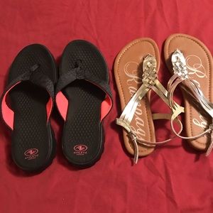 🎉SALE🎉Lot of cute flip flop, sandal💗